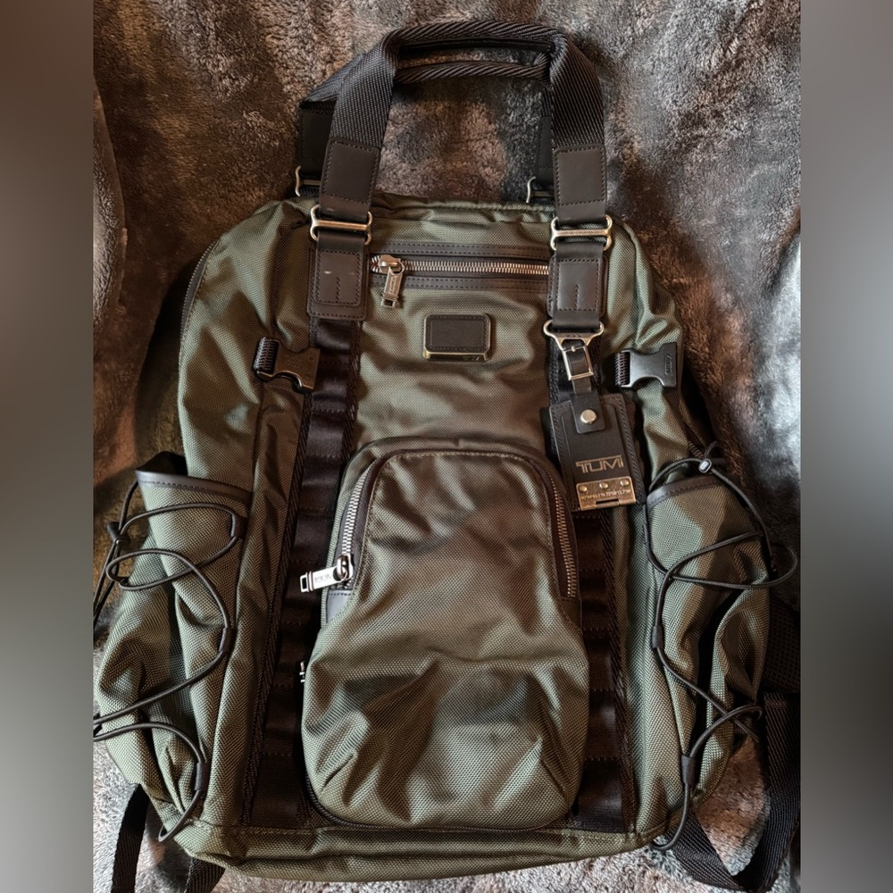 Tumi Olive Green Men's Backpack